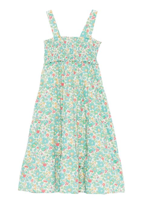 Green cotton dress for girls MC2 SAINT BARTH | JME00104036H/DELVERDE